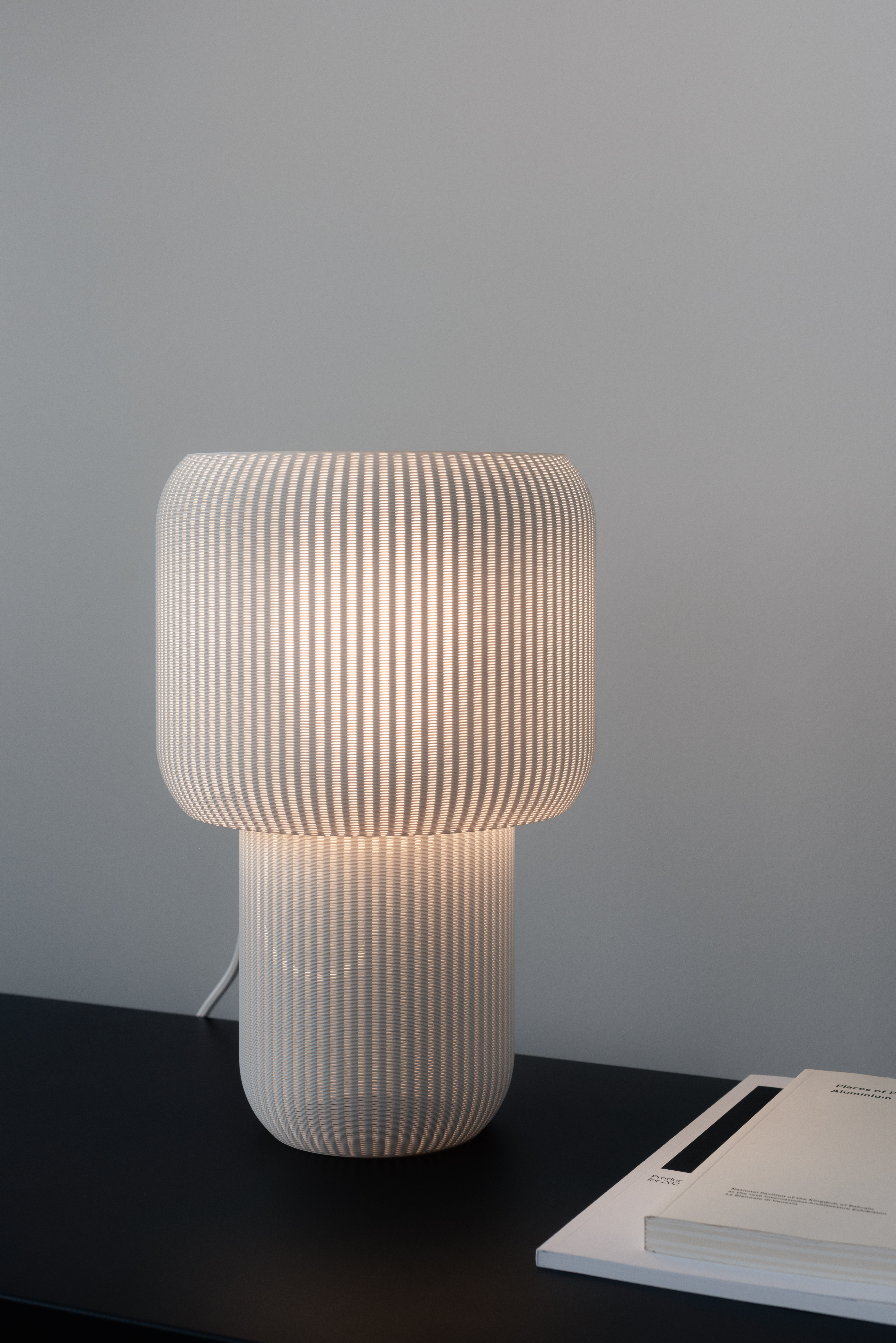 IO Table Lamp is a fully 3D printed lighting 