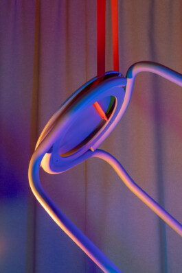 Set Design with stools and lamps