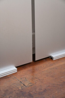 Set design with aluminium pannels