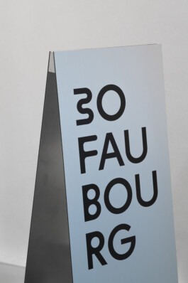Exhibition sign 